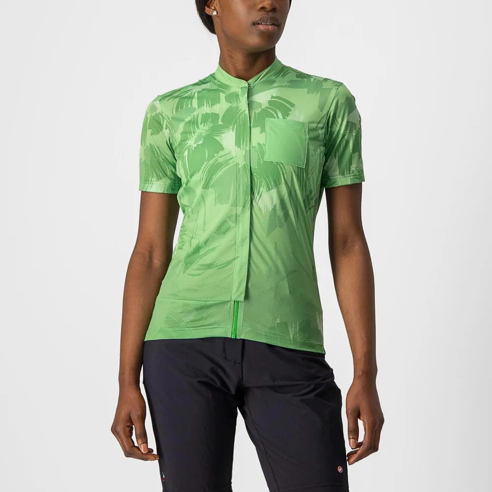 uPRISE Bikes Castelli Unlimited Sentiero Women's Short Sleeve Jersey - Emerald | Price match, 365 day return s, 18-Month Warranty, Finance Available & Free UK Delivery