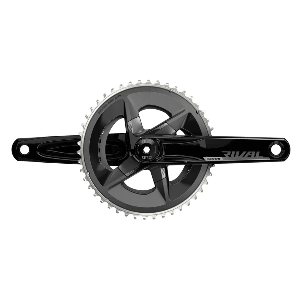 uPRISE Bikes Sram Rival AXS Crankset D1 DUB - 12 Speed - Black | Price match, 365 day return s, 18-Month Warranty, Finance Available & Free UK Delivery