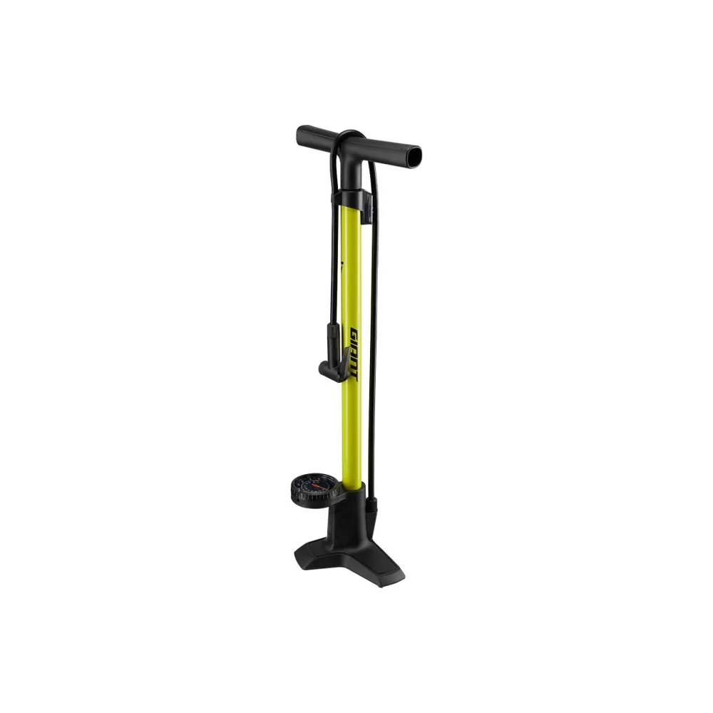 uPRISE Bikes Giant Control Tower Comp Floor Pump - 160psi - Yellow | Price match, 365 day return s, 18-Month Warranty, Finance Available & Free UK Delivery