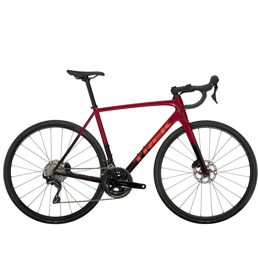 uPRISE Bikes Trek Emonda ALR 5 2025 Road Race Bike - Crimson/Carmine Fade | Price match, 365 day return s, 18-Month Warranty, Finance Available & Free UK Delivery