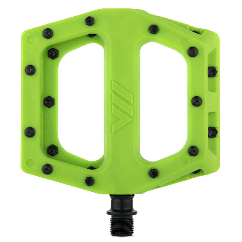 uPRISE Bikes DMR V11 Composite Flat MTB Pedals - Green | Price match, 365 day return s, 18-Month Warranty, Finance Available & Free UK Delivery