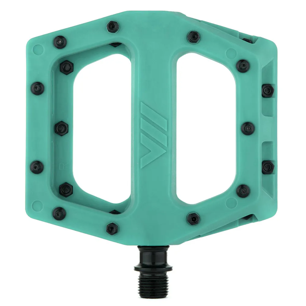 uPRISE Bikes DMR V11 Composite Flat MTB Pedals - Turquoise | Price match, 365 day return s, 18-Month Warranty, Finance Available & Free UK Delivery