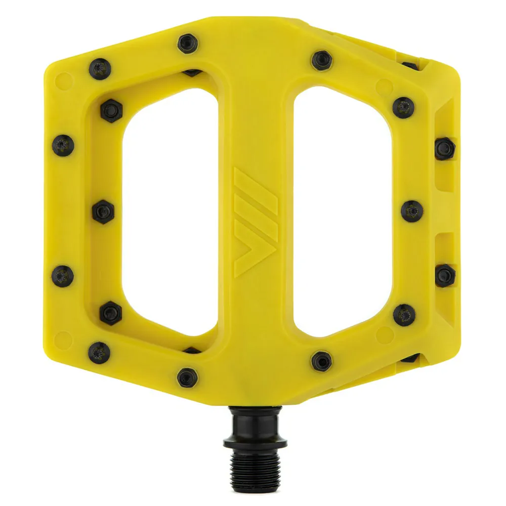 uPRISE Bikes DMR V11 Composite Flat MTB Pedals - Yellow | Price match, 365 day return s, 18-Month Warranty, Finance Available & Free UK Delivery
