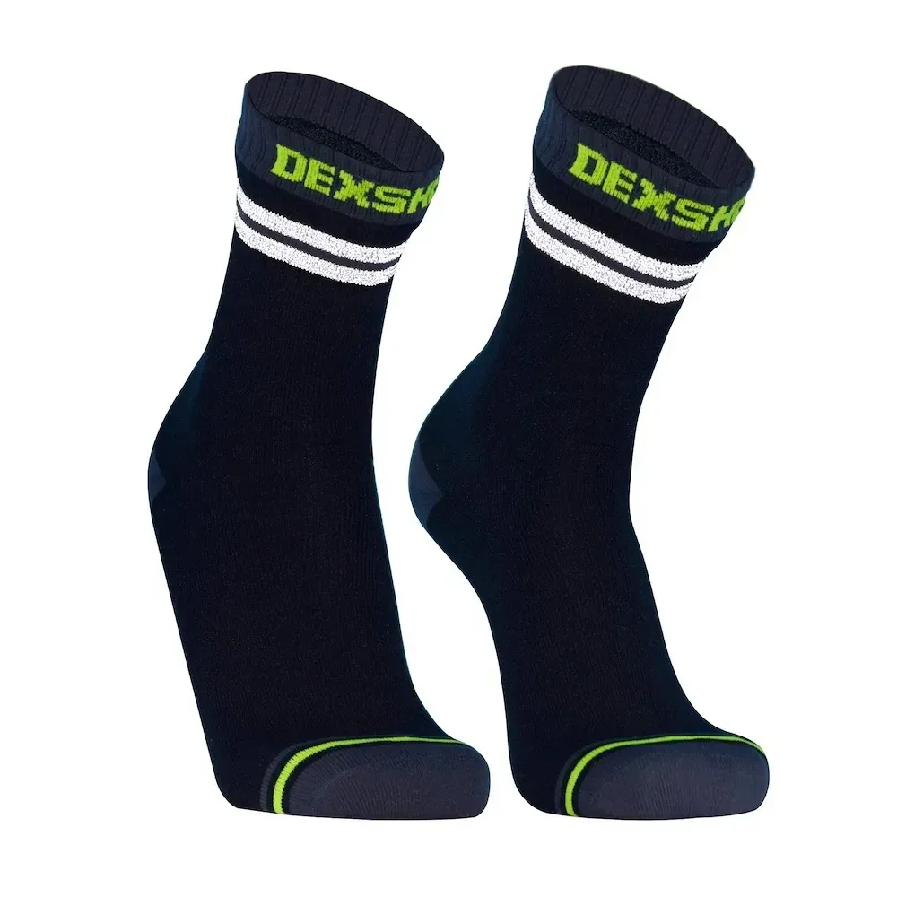 uPRISE Bikes Dexshell Pro Visibility Waterproof Socks - Black/Grey | Price match, 365 day return s, 18-Month Warranty, Finance Available & Free UK Delivery