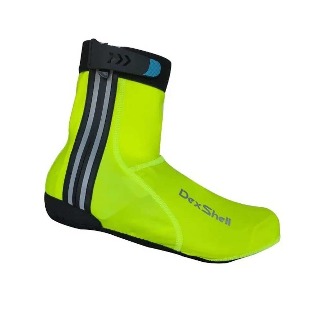 uPRISE Bikes Dexshell DexShell Light Weight Overshoes - Hi-Vis Yellow | Price match, 365 day return s, 18-Month Warranty, Finance Available & Free UK Delivery
