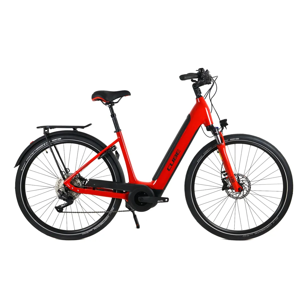 uPRISE Bikes Cube Supreme Sport Hybrid Pro 625 Electric Urban Bike - Small 50 cm - Red | Price match, 365 day return s, 18-Month Warranty, Finance Available & Free UK Delivery