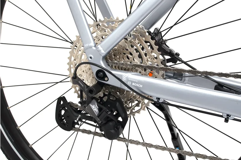 Nearly New Cube Kathmandu Hybrid SLX 750 Electric Hybrid Bike - Medium - Polarsilver-4