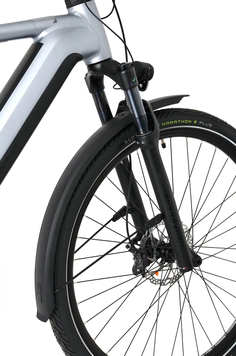 Nearly New Cube Kathmandu Hybrid SLX 750 Electric Hybrid Bike - Medium - Polarsilver-5