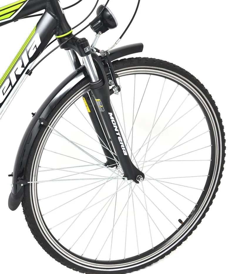 Ex Demo Monteria Trip 1 2020 Gents Hybrid Bike - 19 inch - Black-4