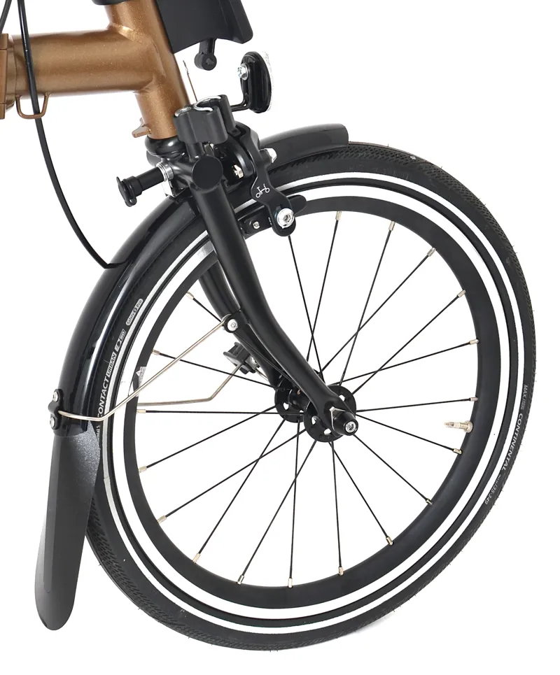 Ex Demo Brompton M4L P Line Urban 2024 Folding Bike - Bronze Sky 50T-4