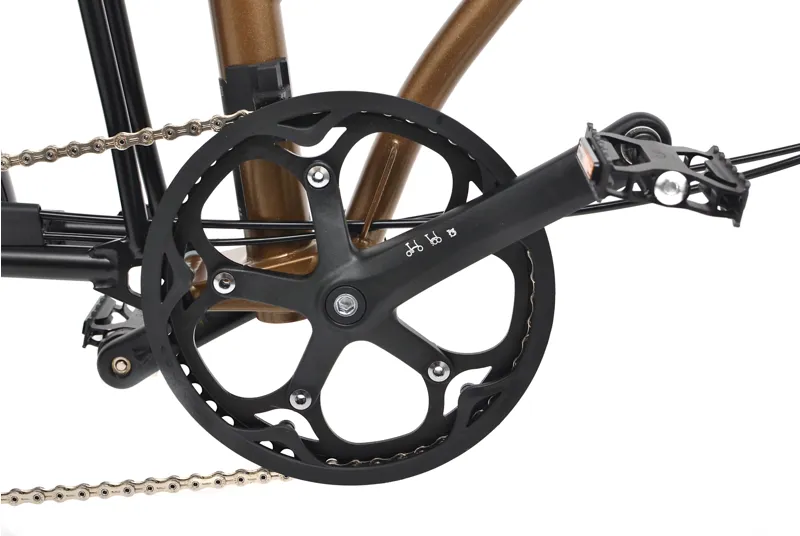 Ex Demo Brompton M4L P Line Urban 2024 Folding Bike - Bronze Sky 50T-5