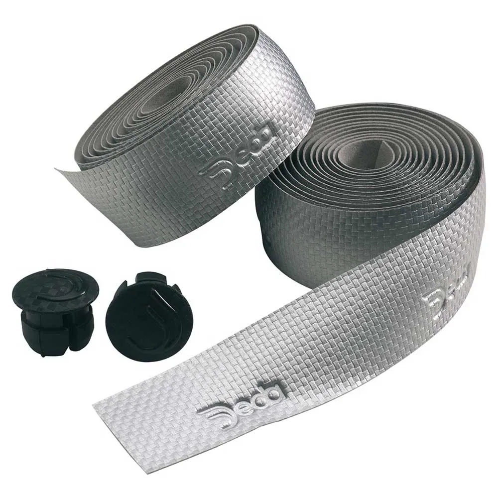 uPRISE Bikes Dedacciai Carbon Look Bar Tape - Silver | Price match, 365 day return s, 18-Month Warranty, Finance Available & Free UK Delivery