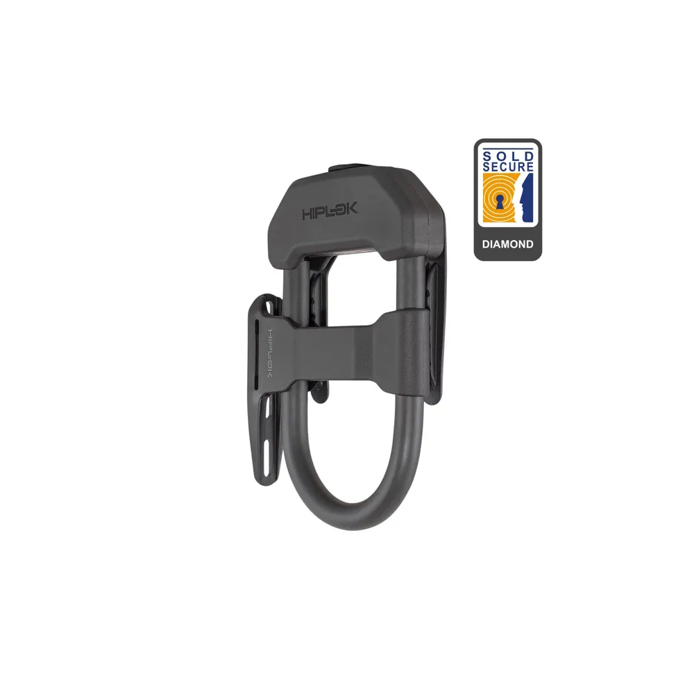 uPRISE Bikes Hiplok DX D Lock With Frame Clip - Diamond Sold Secure - Black | Price match, 365 day return s, 18-Month Warranty, Finance Available & Free UK Delivery