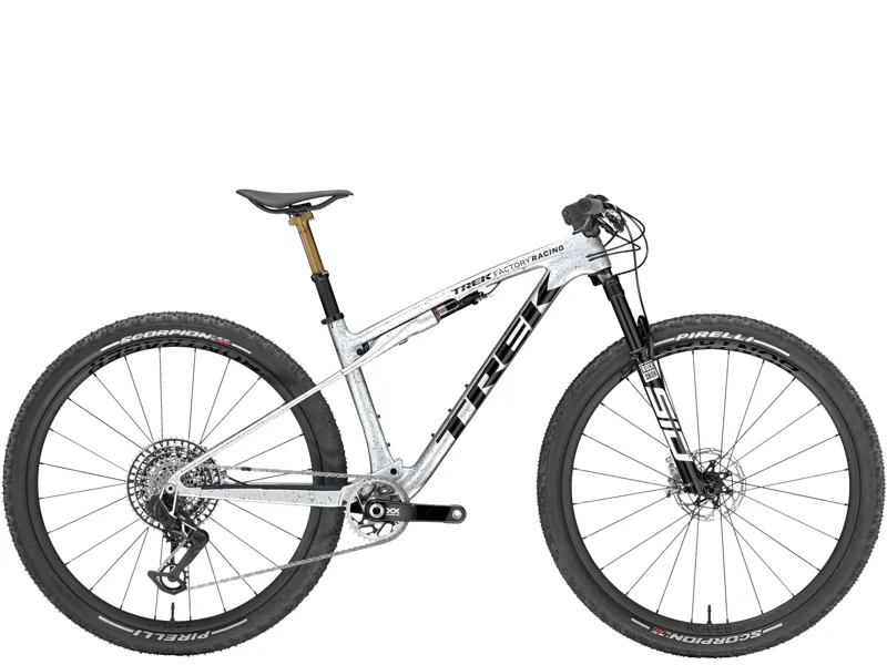 Trek Supercaliber SLR 9.9 XX AXS Gen 2 2024 Full Sus MTB - Argent Drizzle