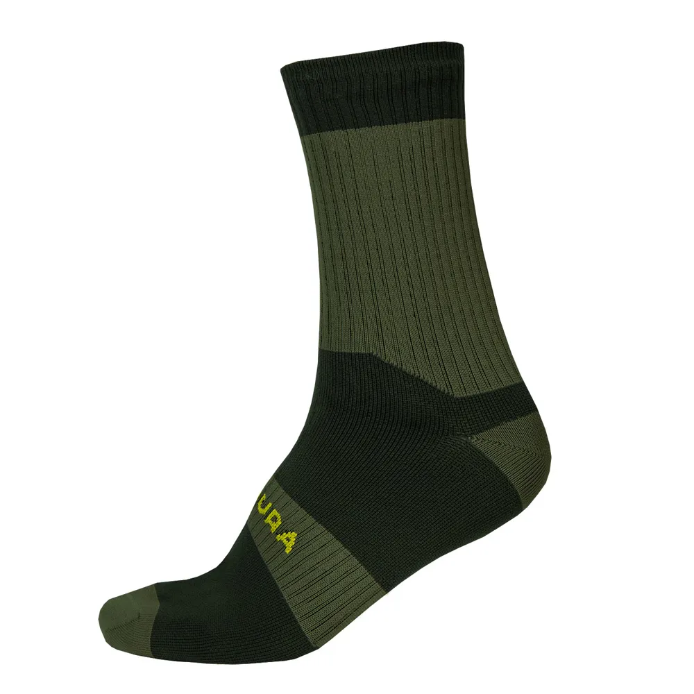 uPRISE Bikes Endura Hummvee II Waterproof Socks - Forest Green | Price match, 365 day return s, 18-Month Warranty, Finance Available & Free UK Delivery