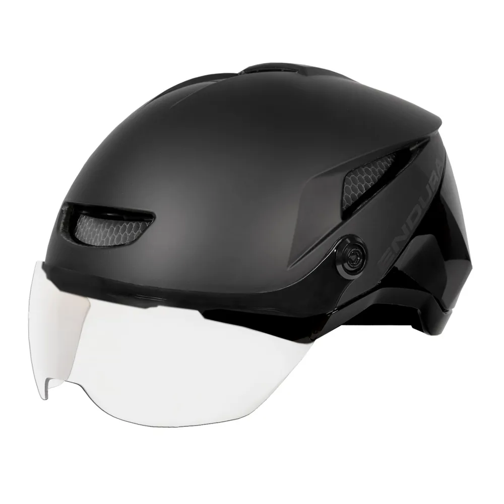 uPRISE Bikes Endura SpeedPedelec Visor Urban Helmet - Black | Price match, 365 day return s, 18-Month Warranty, Finance Available & Free UK Delivery