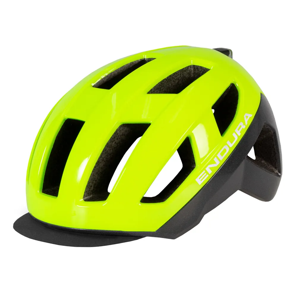 uPRISE Bikes Endura Urban Luminite Helmet - Hi-Viz Yellow | Price match, 365 day return s, 18-Month Warranty, Finance Available & Free UK Delivery