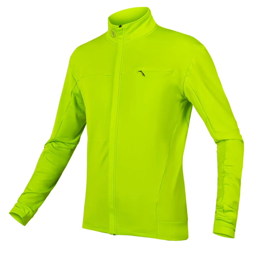 uPRISE Bikes Endura Xtract Roubaix Long Sleeve Jersey - Hi-Viz Yellow | Price match, 365 day return s, 18-Month Warranty, Finance Available & Free UK Delivery