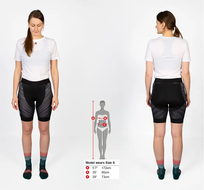 Endura SingleTrack Womens Liner Shorts - Black-6