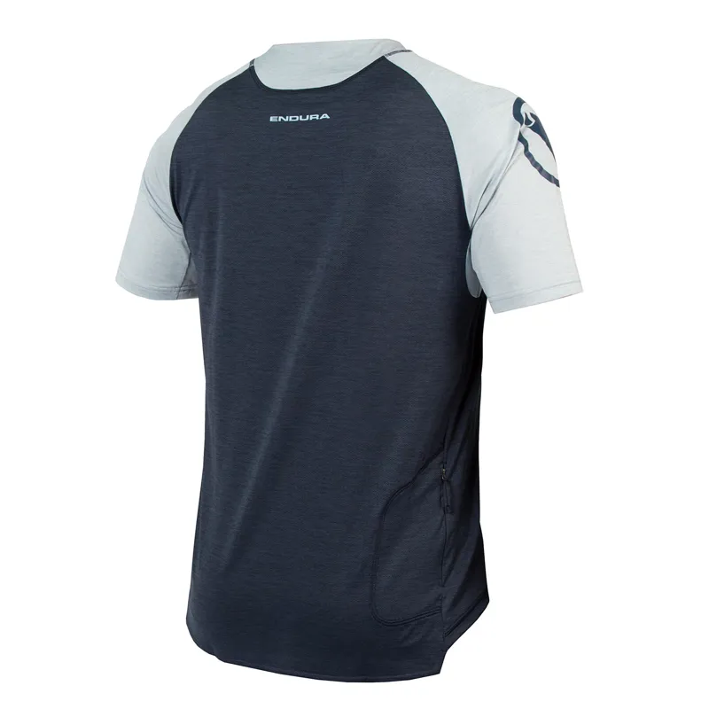 Endura SingleTrack Men's Short Sleeve Jersey - Ink Blue-1