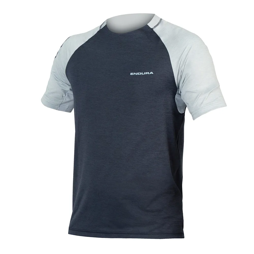 uPRISE Bikes Endura SingleTrack Men's Short Sleeve Jersey - Ink Blue | Price match, 365 day return s, 18-Month Warranty, Finance Available & Free UK Delivery
