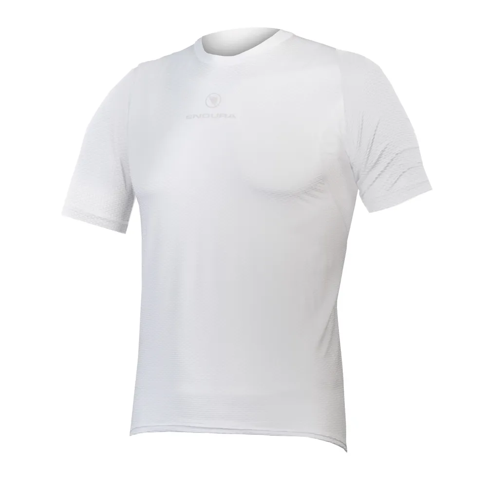 uPRISE Bikes Endura Translite II Short Sleeve Men's Baselayer - White | Price match, 365 day return s, 18-Month Warranty, Finance Available & Free UK Delivery
