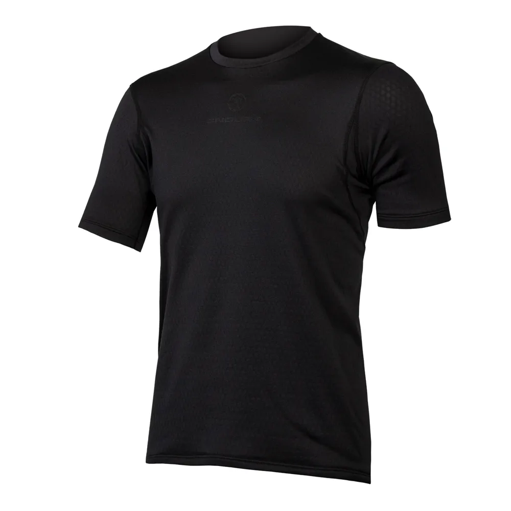 uPRISE Bikes Endura Transloft Short Sleeve Men's Baselayer - Black | Price match, 365 day return s, 18-Month Warranty, Finance Available & Free UK Delivery
