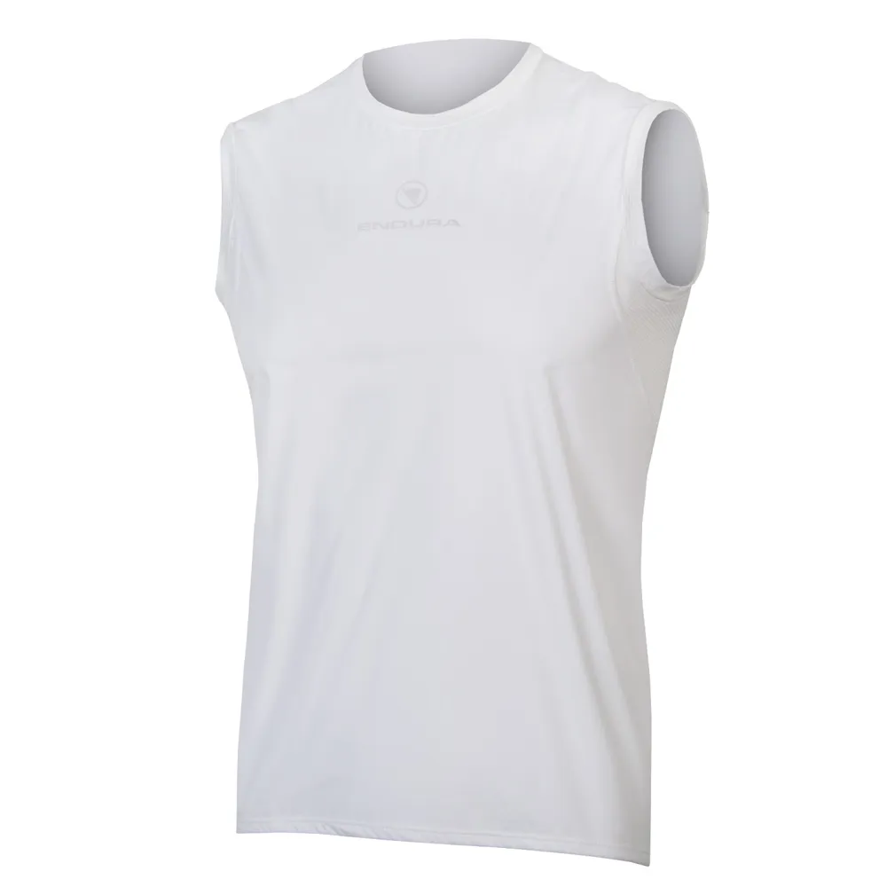 uPRISE Bikes Endura Translite Windproof Sleeveless Men's Baselayer - White | Price match, 365 day return s, 18-Month Warranty, Finance Available & Free UK Delivery