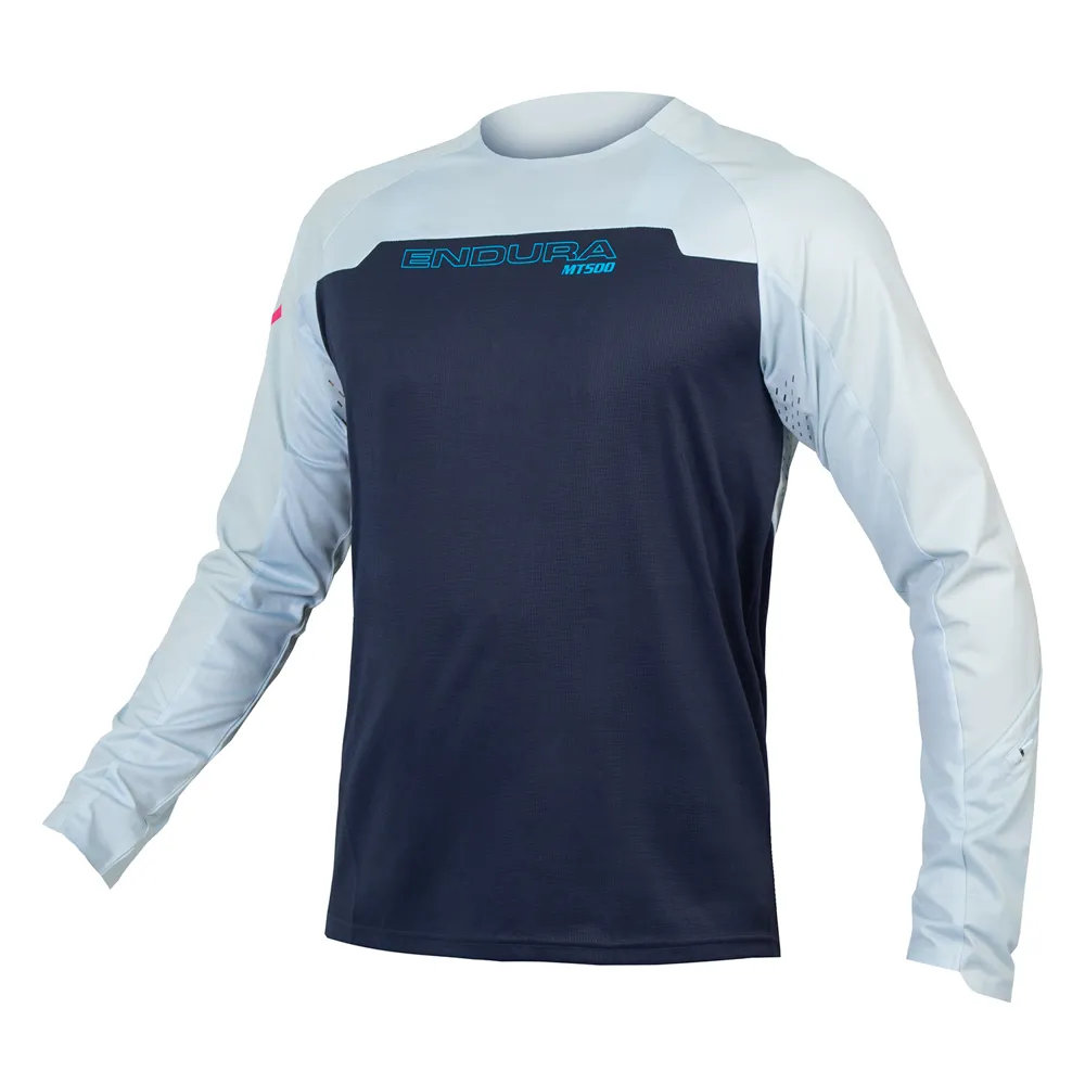 uPRISE Bikes Endura MT500 Burner Men's Long Sleeve Jersey - Ink Blue | Price match, 365 day return s, 18-Month Warranty, Finance Available & Free UK Delivery