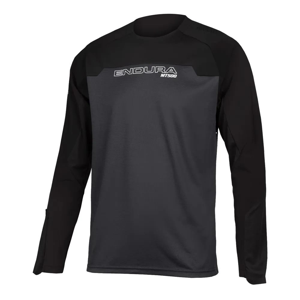 uPRISE Bikes Endura MT500 Burner Men's Long Sleeve Jersey - Black | Price match, 365 day return s, 18-Month Warranty, Finance Available & Free UK Delivery