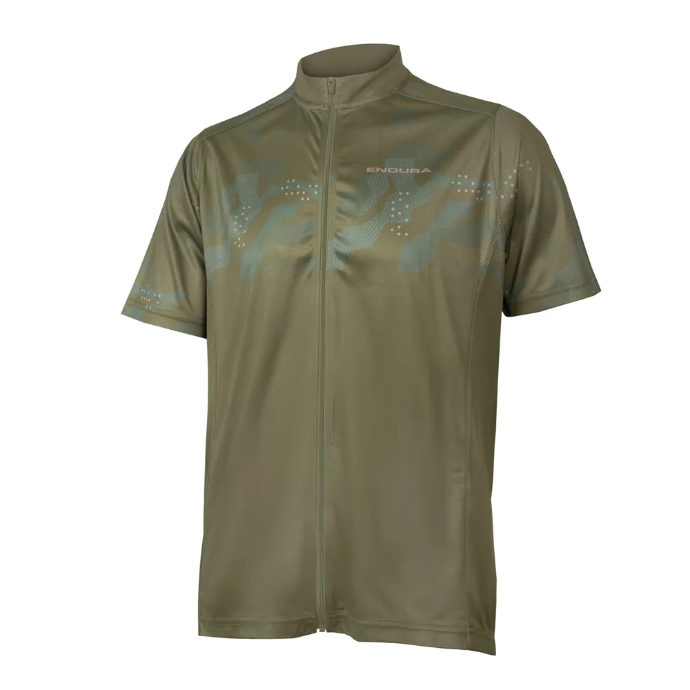 uPRISE Bikes Endura Hummvee Ray Men's Short Sleeve Jersey - Olive Green | Price match, 365 day return s, 18-Month Warranty, Finance Available & Free UK Delivery