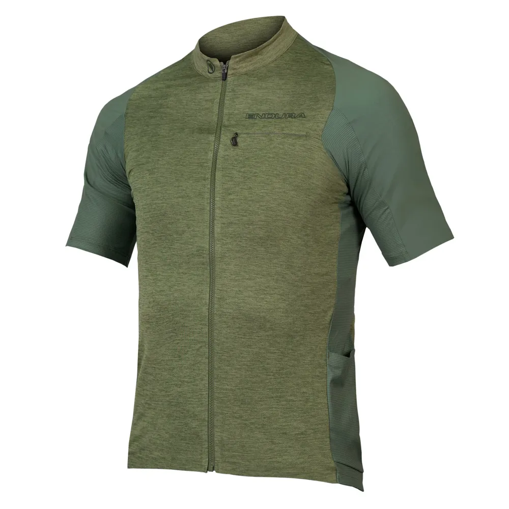 uPRISE Bikes Endura GV500 Reiver Men's Short Sleeve Jersey - Olive Green | Price match, 365 day return s, 18-Month Warranty, Finance Available & Free UK Delivery