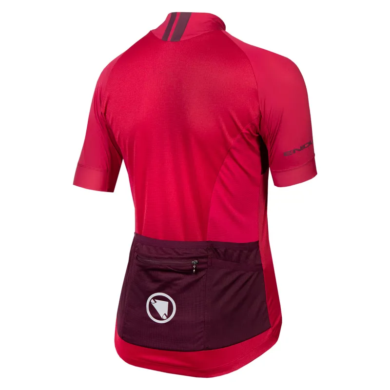 Endura FS260-Pro Women's Short Sleeve Jersey - Berry-1