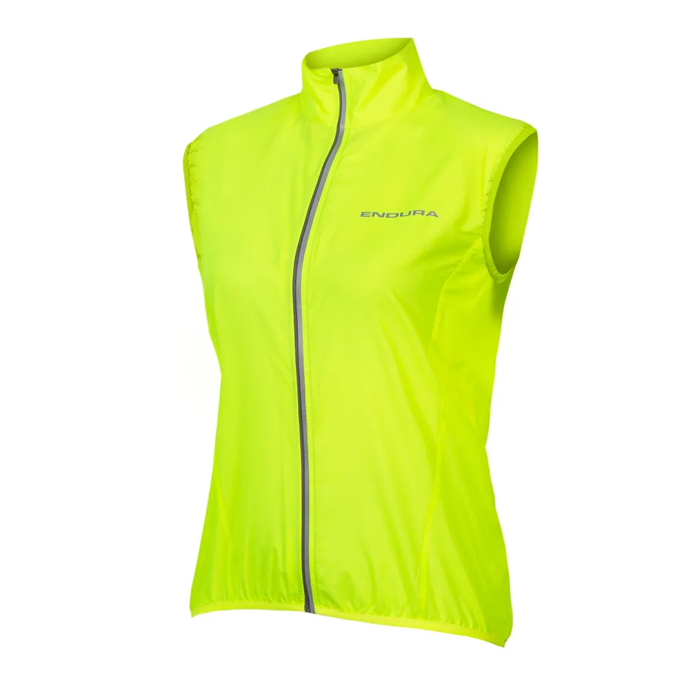 uPRISE Bikes Endura Pakagilet Windproof Women's Gilet - Hi-Viz Yellow | Price match, 365 day return s, 18-Month Warranty, Finance Available & Free UK Delivery