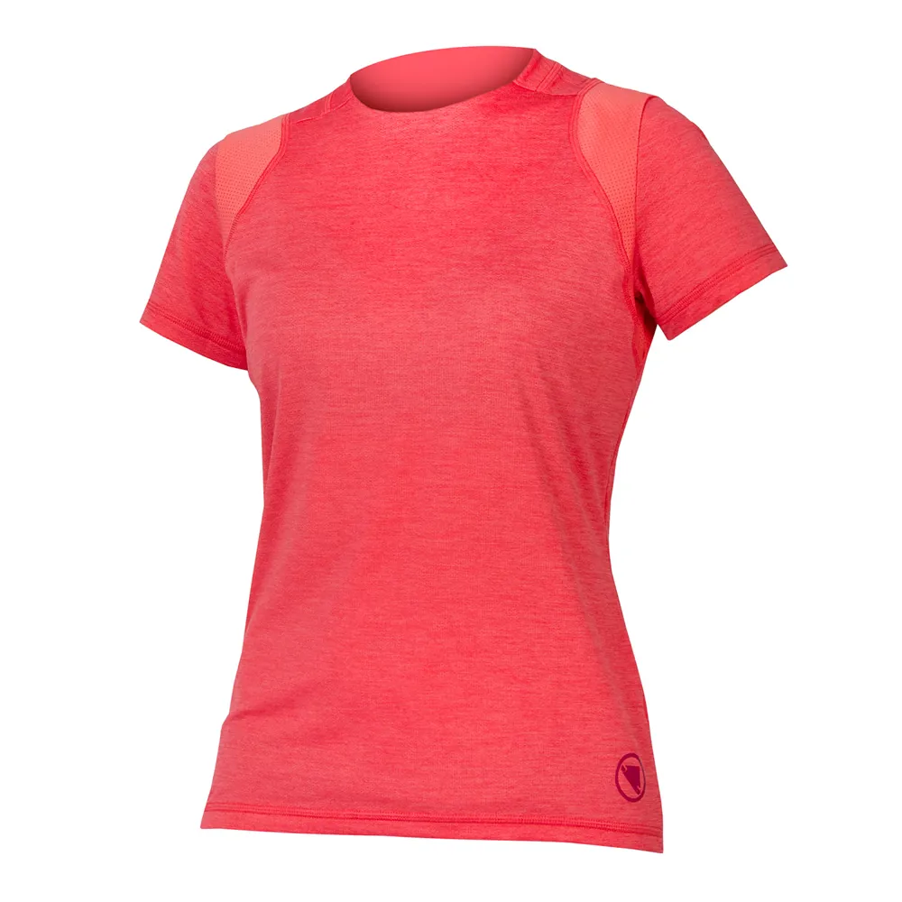 uPRISE Bikes Endura SingleTrack Women's Short Sleeve Jersey - Punch Pink | Price match, 365 day return s, 18-Month Warranty, Finance Available & Free UK Delivery