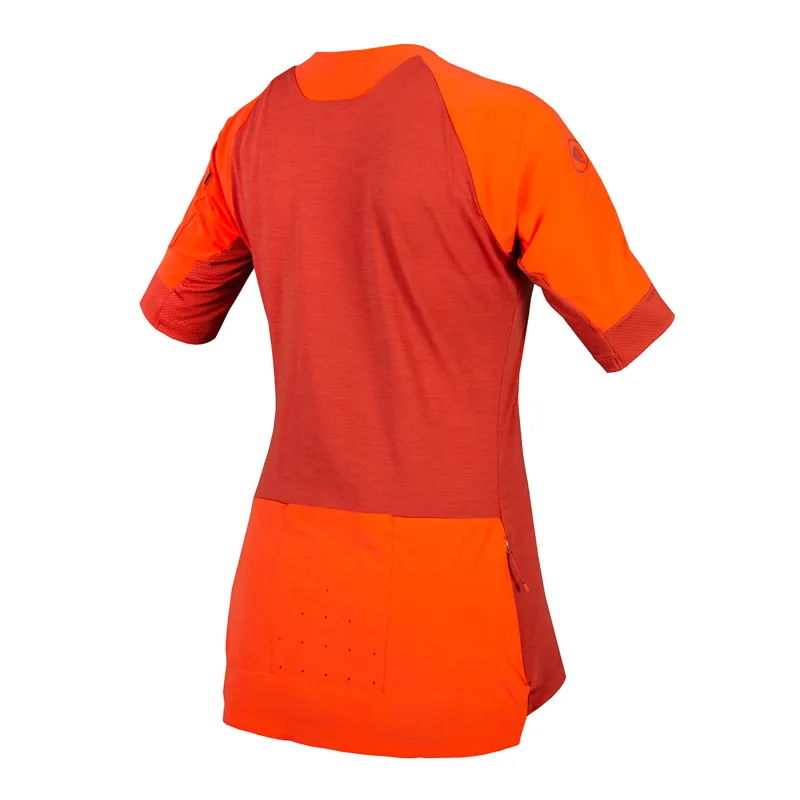 Endura GV500 Women's Short Sleeve Jersey - Cayenne-1