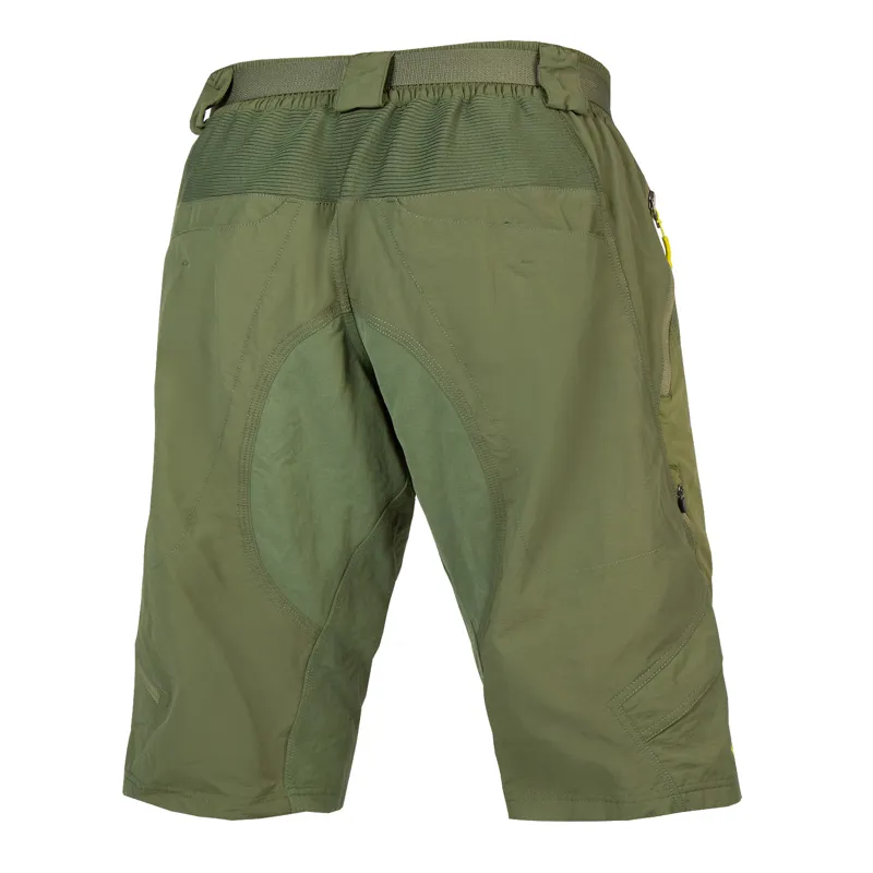 Endura Hummvee II Men's Baggy Shorts with Liner - Olive Green-1