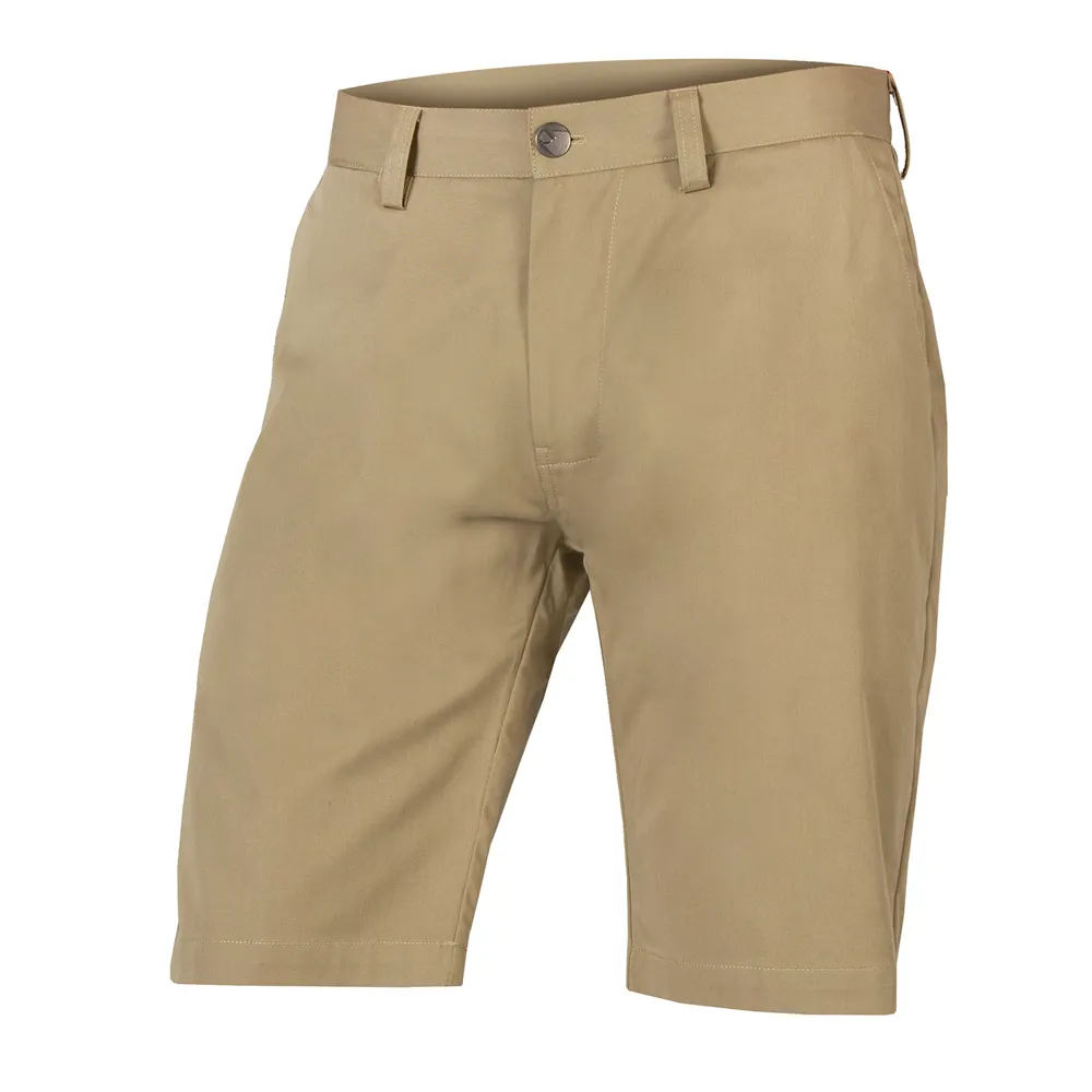 uPRISE Bikes Endura Hummvee Men's Chino Shorts with Liner - Mushroom | Price match, 365 day return s, 18-Month Warranty, Finance Available & Free UK Delivery