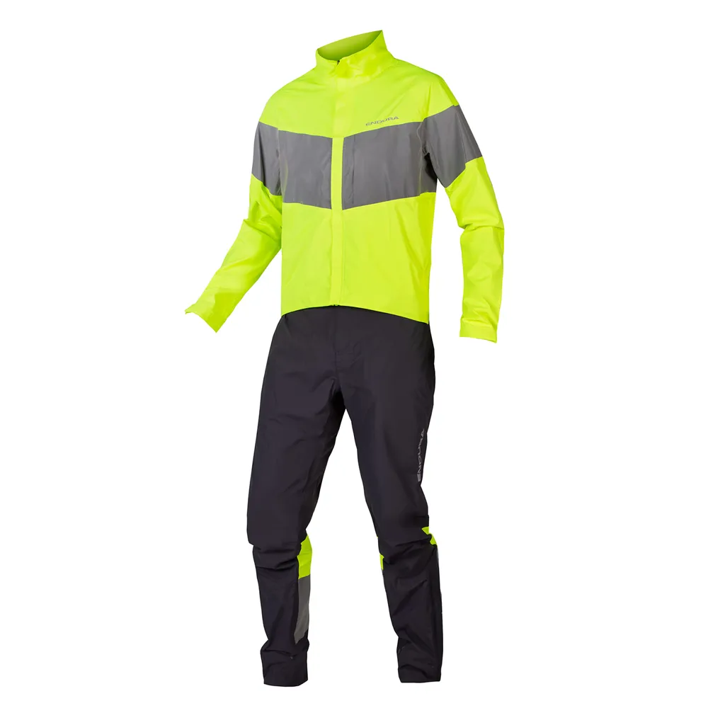 uPRISE Bikes Endura Urban Luminite Waterproof Men's One Piece - Hi-Viz Yellow | Price match, 365 day return s, 18-Month Warranty, Finance Available & Free UK Delivery