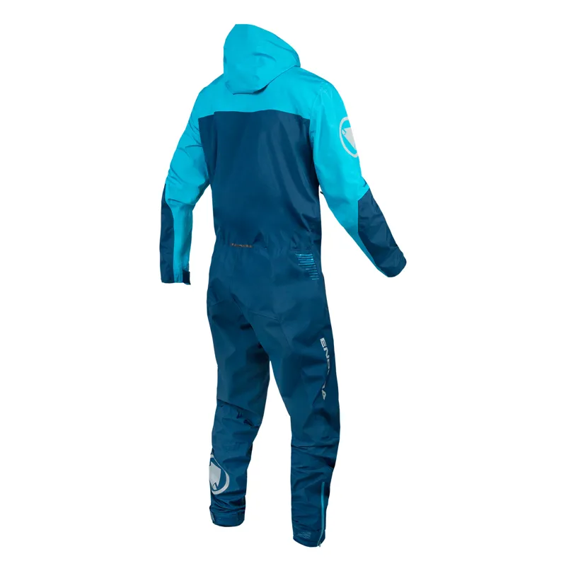 Endura SingleTrack Men's Waterproof One Piece - Blueberry-1