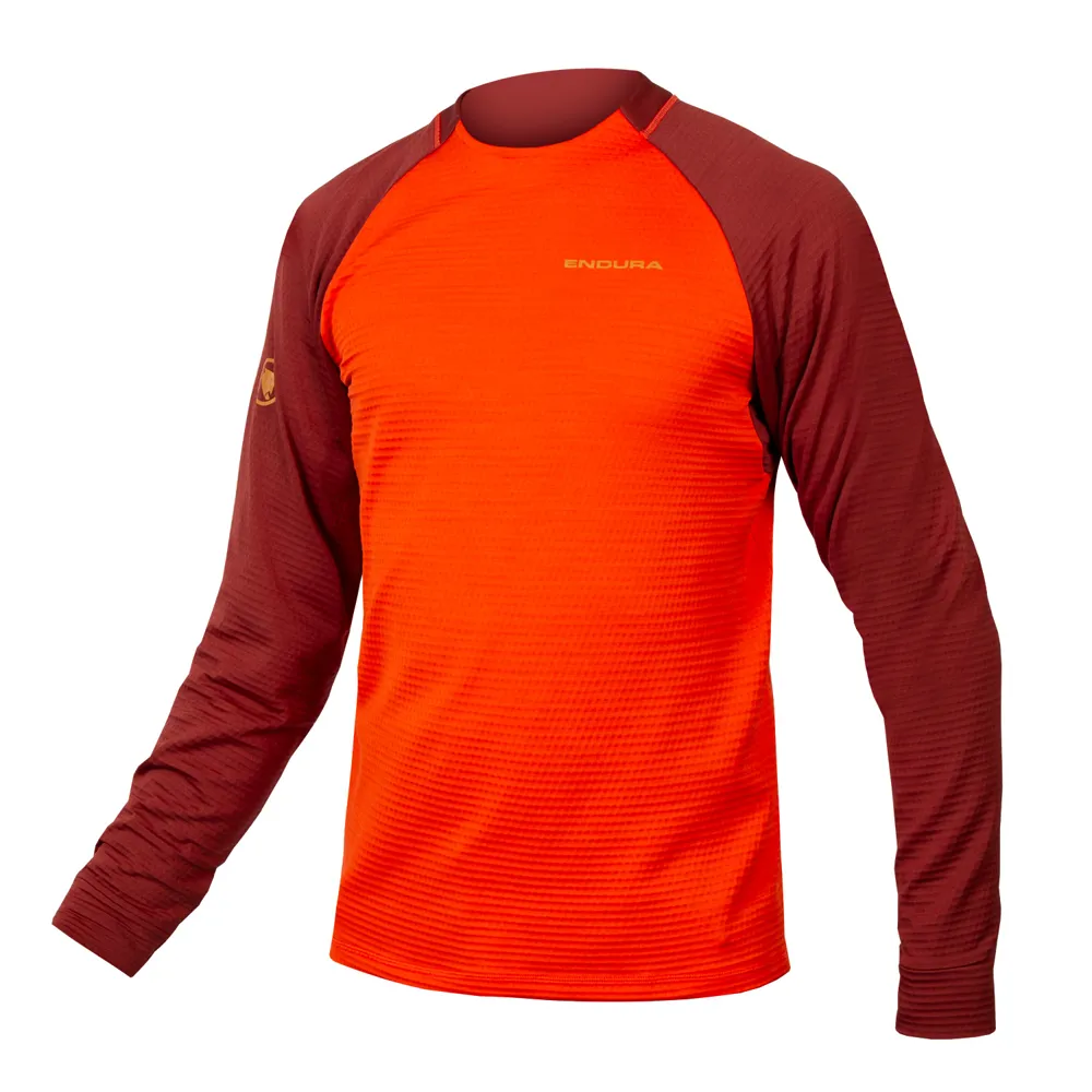 uPRISE Bikes Endura Singletrack Men's Fleece - Paprika | Price match, 365 day return s, 18-Month Warranty, Finance Available & Free UK Delivery