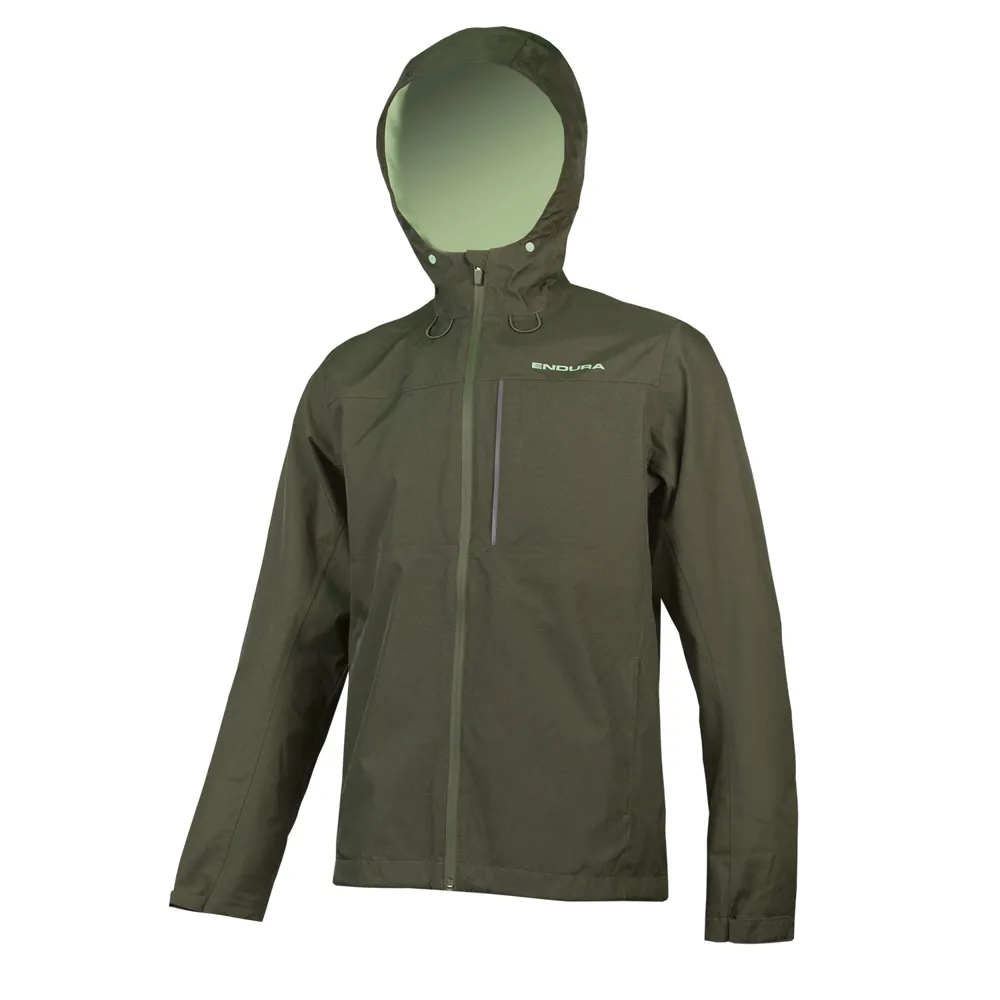uPRISE Bikes Endura Hummvee Waterproof Hooded Men's Jacket - Bottle Green | Price match, 365 day return s, 18-Month Warranty, Finance Available & Free UK Delivery