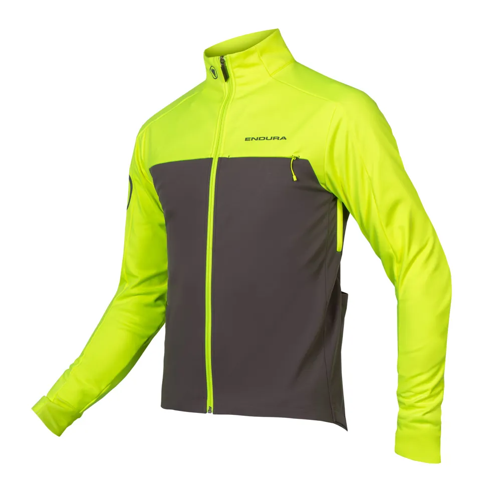 uPRISE Bikes Endura Windchill II Windproof Men's Jacket - Hi-Viz Yellow | Price match, 365 day return s, 18-Month Warranty, Finance Available & Free UK Delivery