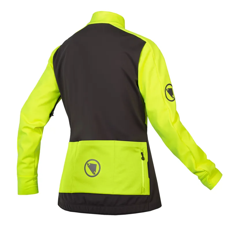 Endura Windchill II Windproof Women's Jacket - Hi-Viz Yellow -1
