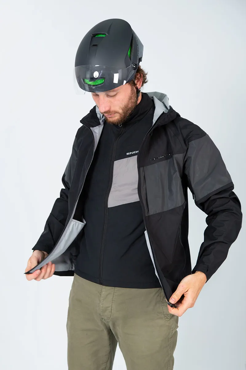 Endura Urban Luminite 3 In 1 Waterproof Jacket II - Black-2