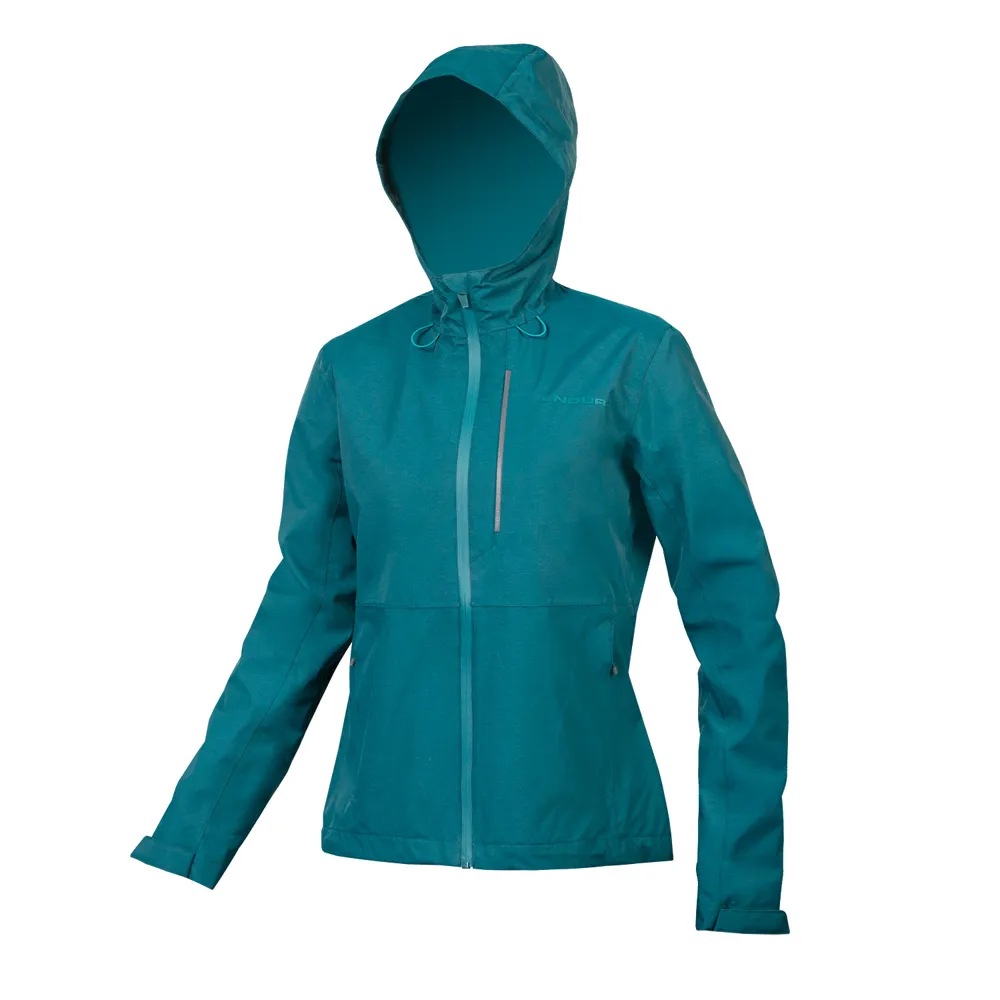 uPRISE Bikes Endura Hummvee Waterproof Women's Hooded Jacket - Deep Teal | Price match, 365 day return s, 18-Month Warranty, Finance Available & Free UK Delivery