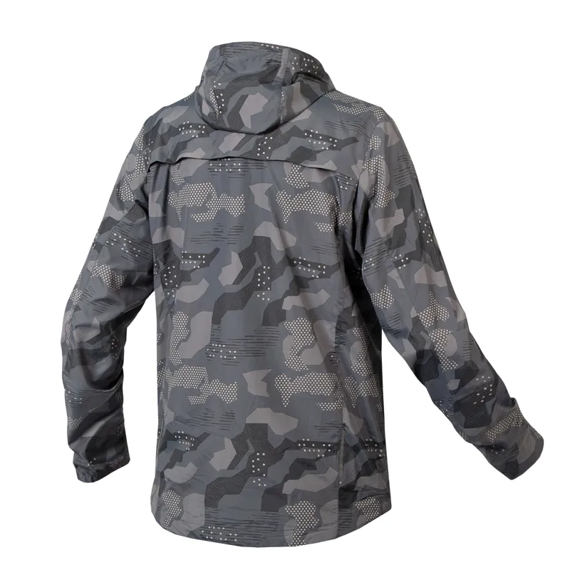 Endura Hummvee Windproof Shell Men's Jacket - Grey Camo-1
