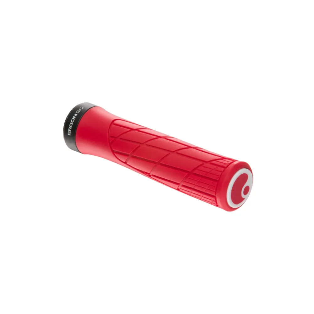 uPRISE Bikes Ergon Ga2 Standard Grip MTB Grips - Red | Price match, 365 day return s, 18-Month Warranty, Finance Available & Free UK Delivery