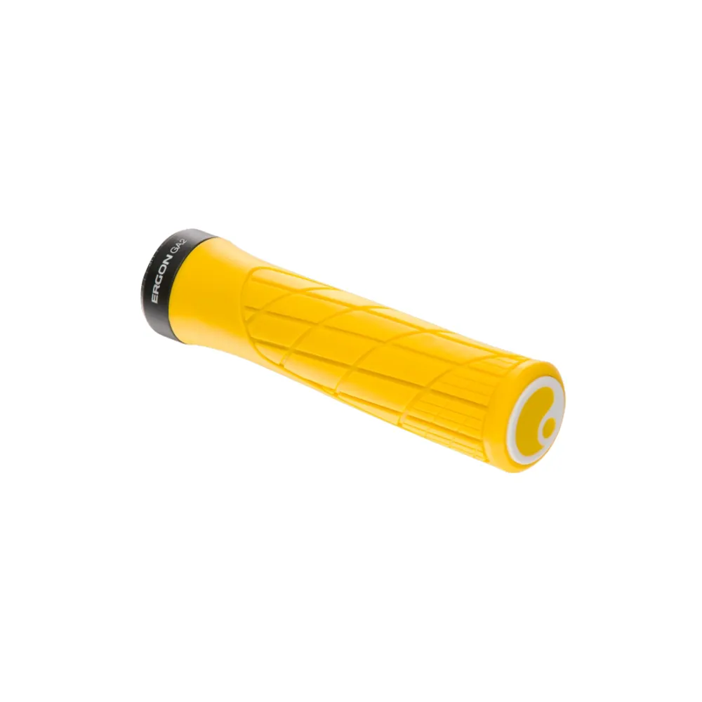 uPRISE Bikes Ergon Ga2 Standard Grip MTB Grips - Yellow | Price match, 365 day return s, 18-Month Warranty, Finance Available & Free UK Delivery