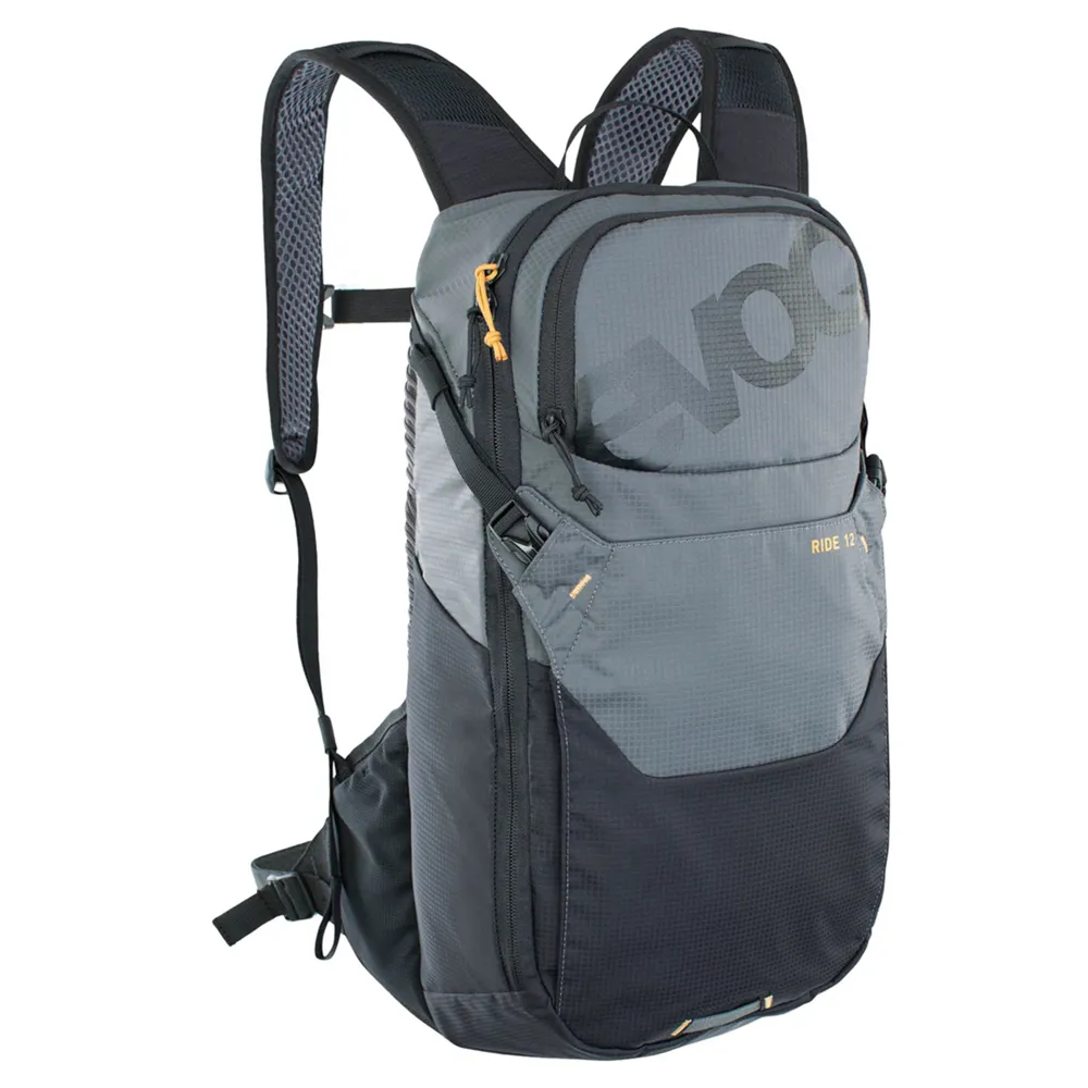 uPRISE Bikes Evoc Ride Performance Backpack 12 Litre - Carbon Grey/Black | Price match, 365 day return s, 18-Month Warranty, Finance Available & Free UK Delivery